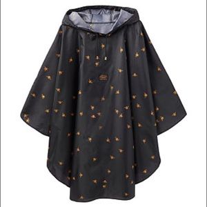 Joules gold bee rain poncho OS